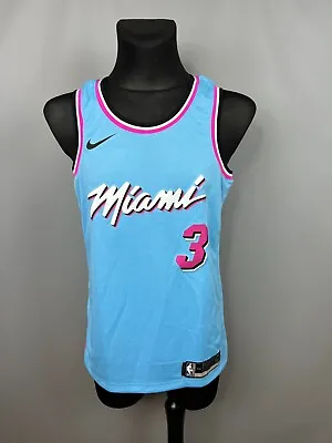 Dwyane Wade Miami Heat Jersey City Edition Nba Basketball Nike Shirt Size M • $76.50