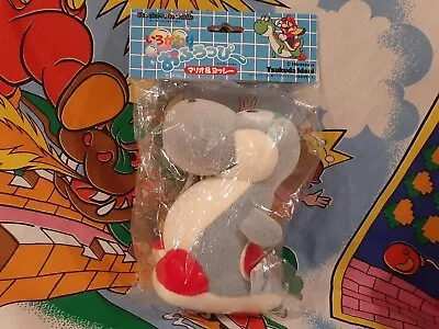 RARE 1993 Tsukuda Ideal Yoshi Bath Sponge Plush Super Mario World Nintendo VTG • $59.99