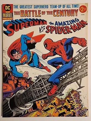 Superman Vs. The Amazing Spider-Man Treasury (1976 Marvel/DC) FN/VF • £65.14