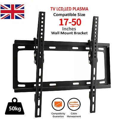 Tv Wall Bracket Mount Tilt Lcd Led Plasma 26 30 37 40 42 45 50 Inch Sony Lg • £9.39