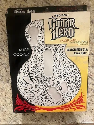New Guitar Hero Alice Cooper Autograph Design Faceplate Ps3 Xbox360 Les Paul • $29.95