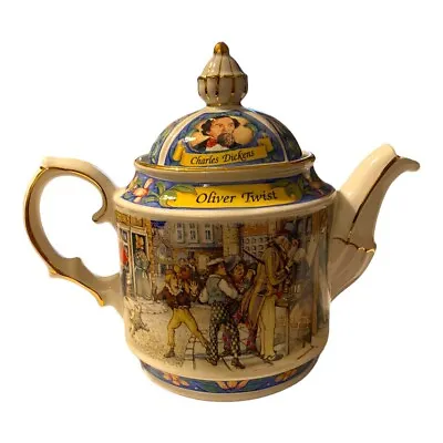 James Sadler English Teapot 2 Cup Charles Dickens OLIVER TWIST • $19.99