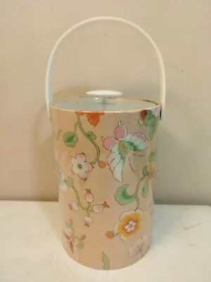 $30 • Buy Vintage Georges Briard Ice Bucket 1970s Retro Vinyl Mid Century Modern Butterfly