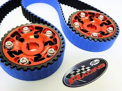 Vms 92-96 Honda Prelude Si H23 Gates Racing Timing Belt 2 Cam Gears Kit Orange • $209.88