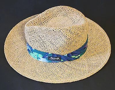 Vintage Men's  PANAMA JACK Original  Straw Hat Island/Beach Style Medium USA • $19.99