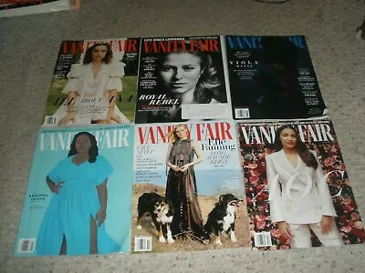 LOT Of 6 Vanity Fair Magazines 2020 • $17.50