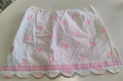Vintage Lilly Pulitzer Womens Size 8 Tennis Skirt White Embroidered Pink  • $16