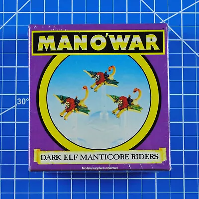 Man O War Dark Elf Manticore Riders NIB - Rare OOP Games Workshop Manowar Flyers • $38.95