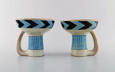 Carl-Harry Stålhane For Rörstrand / Rørstrand. A Pair Of Modernist Vases • $1000