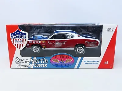 1:18 Scale RC2 Supercar Collectibles Sox & Martin 29411P Plymouth Duster • $229.95