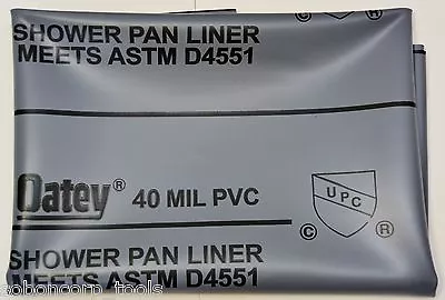 SHOWER PAN LINER( 6'X7')  40 Mil. Gray (USA) • $74.69