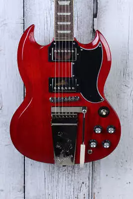 Epiphone SG Standard ’61 Maestro Vibrola Electric Guitar Vintage Cherry Finish • $599