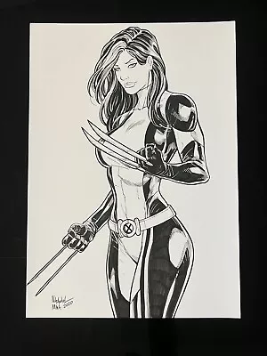 X-23 X-Men (12 X17 ) Original Art Ed Benes Comic Pinup By Natanael Maia • $50