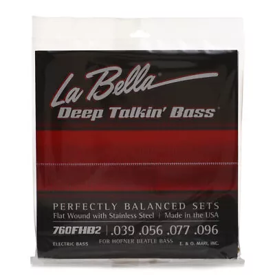 La Bella 760FHB2 “Beatle” Bass Stainless Flats 39-96 • $45.95