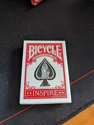 Bicycle Red Inspire V1 Playing Cards By HOPC Limited 2017 Edition USPCC • $9.99