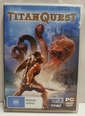 THQ Iron Lore Titan Quest C2006 Windows PC Game Role Playing Game Ancient Greece • $6
