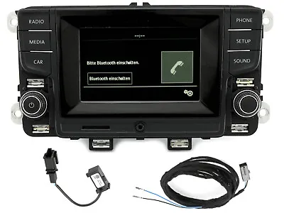 Handsfree Kit Radio Composition Touch Bluetooth A2DP# VW Polo 6C • $244.72
