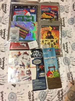 $8.90 • Buy Lot 6- Star Wars, Angry, Birds, Play Pack,stickers And More, New
