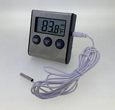 Digital Fridge / Freezer Thermometer W/ Alarm • $13.59