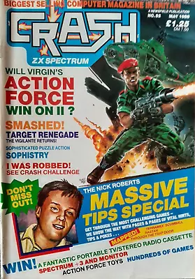 CRASH Sinclair ZX Spectrum Magazine - Issue # 52 - May 1988 - RARE • £5.99