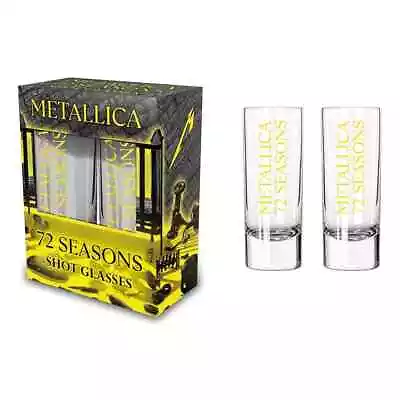 METALLICA 72 Seasons Shot Glass Set - Official Product • $21.99