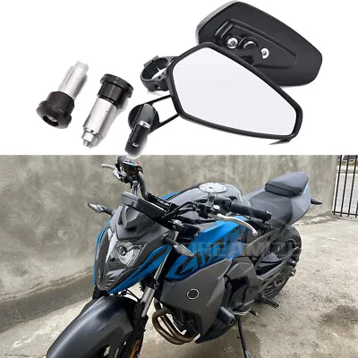 Motorcycle 7/8  CNC Bar End Rearview Mirrors For CF-Moto 400NK 300NK 650NK 250NK • $27.05