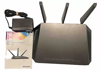 Netgear Nighthawk AC1900 4-Port Gigabit Wireless AC Router (R7000) W/Power Cord • $21