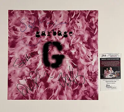 Garbage Band Signed Self Titled Album Cover 12x12 Photo Shirley Manson Jsa Coa • $233.75