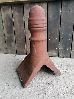 £35 • Buy Reclaimed Roof Finial Acorn Small 90 Degree Red Terracotta #RG254J
