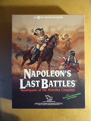 Napoleon's Last Battles UNPUNCHED By TSR / SPI Waterloo Ligny Quatre Bras • £90