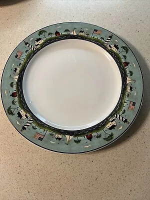 Warren Kimble Sakura Coastal Breeze 1998  Ceramic Dinner Plate 10 3/4” • $11