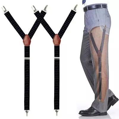 Men Straps Shirt Sock Suspenders Shirt Stays Garters Shirt Holder • $10.74