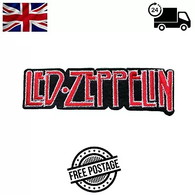 Rock/Heavy Metal Patch - New - Led Zeppelin (Red Logo) • £3