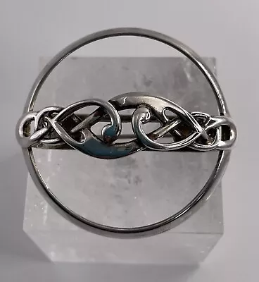 Ola Gorie Sterling Silver Scarf Brooch Celtic OMG Scottish Designer • £70