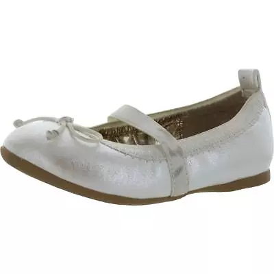 Nina Girls Esther White Bow Ballet Flats Shoes 7 Medium (BM) Toddler  4602 • $5.99