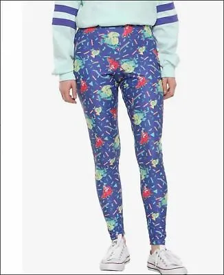 HER UNIVERSE DISNEY THE LITTLE MERMAID 80S CONFETTI LEGGINGS NWT Plus Size 0 • $25.75