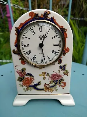 Mason's Ironstone Mandalay Hand Painted Mantel Clock • £29.99