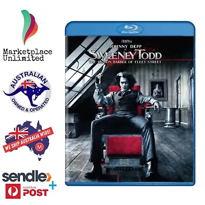 Sweeney Todd The Demon Barber Of Fleet Street Blu-ray NEW Johnny Depp Tim Burton • $36.49