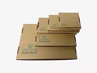 Royal Mail PIP Large Letter Cardboard Postal Boxes C4 C5 C6 C7 DL FSC • £7.99