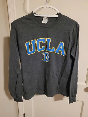 UCLA Bruins  Champions Made Here  Long-Sleeve T-Shirt Size Adult Small Gray Look • $17.99