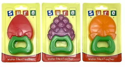 Baby Teether Sore Gum Soother Cooler Toddler Toy Non PVA Water Filled FAST P & P • £6.99