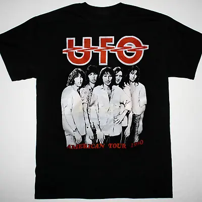 UFO Band 1980 Tour T-shirt Black Cotton All Sizes S-5Xl JJ2703 • $23.74
