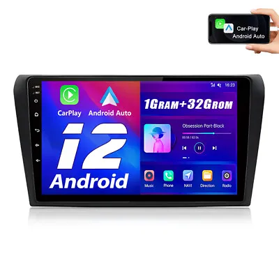 For Mazda3 2003-2009 9 2Din Android12 CarRadio USB RDS GPS DAB WiFi 1+32G Unit • $144.99