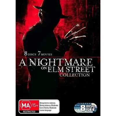 A NIGHTMARE ON ELM STREET 1 - 7 Movies Collection  8-DVD : NEW • £19.85
