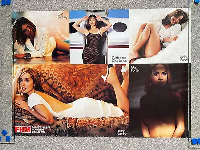 1999 FHM Sexiest Women Poster Cat Deeley/Kelly Brook/Gail Porter/Louise Nurding • £20