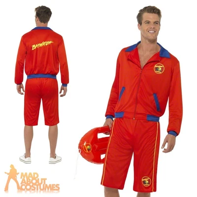 £34.99 • Buy Baywatch Beach Mens Lifeguard 80s 90s TV Fancy Dress Costume Stag Party