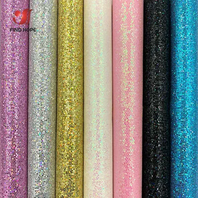 £1.19 • Buy Self Adhesive Diamond Glitter PU Faux Leather Vinyl Sparkle For Craft Wallpaper