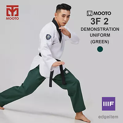 MOOTO 3F-2 Demonstration Uniform (Green) TKD Performance Team 3F Dobok Event • $105.90