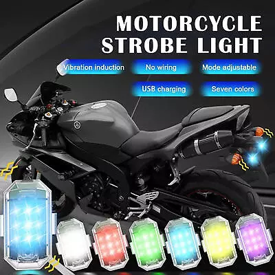  7 Colors Wireless Remote Control LED Strobe Light Warning For Car Motorcycle  • $19.46