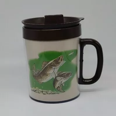 Thermo Serv Coffee Mug Walleye Vintage 1983 • $19.88
